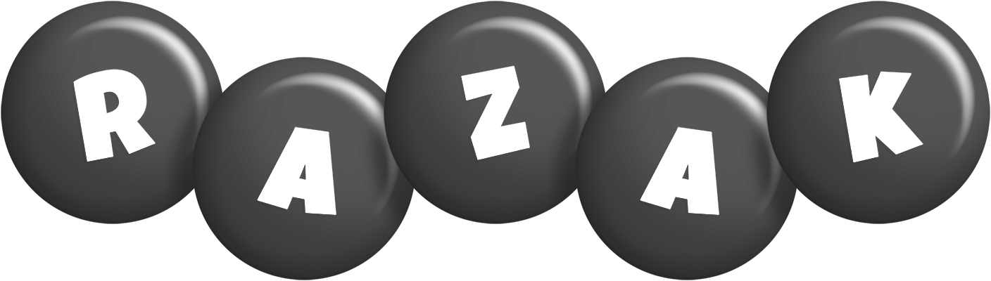 Razak candy-black logo