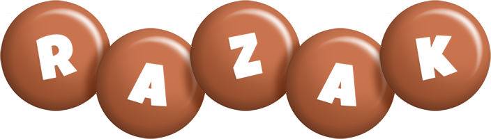 Razak candy-brown logo