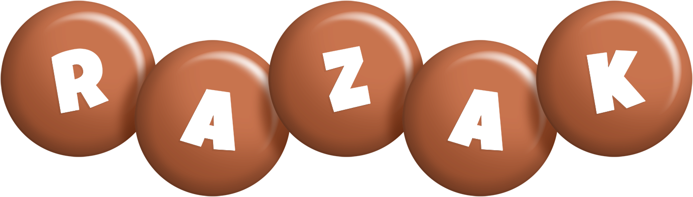 Razak candy-brown logo