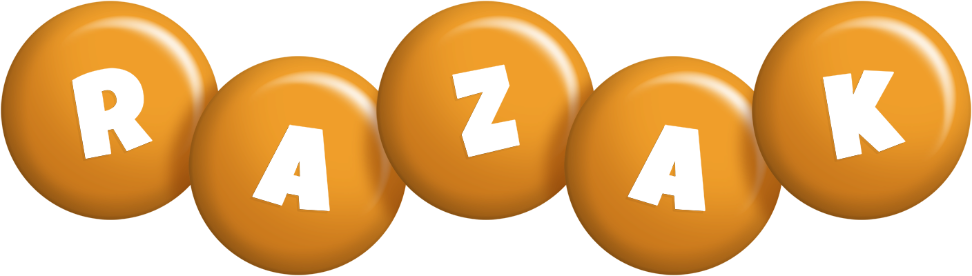 Razak candy-orange logo