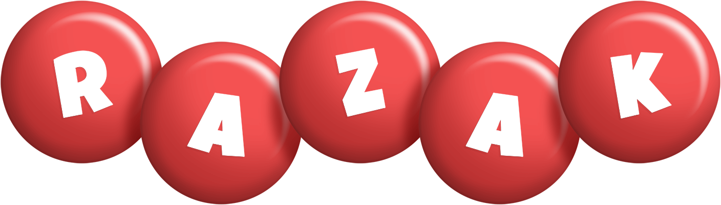 Razak candy-red logo