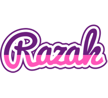 Razak cheerful logo