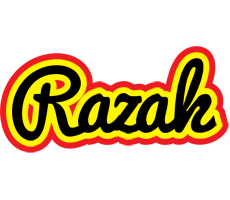 Razak flaming logo