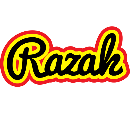 Razak flaming logo