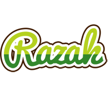 Razak golfing logo