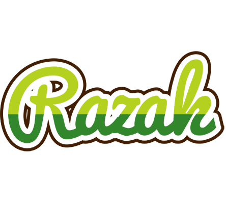 Razak golfing logo
