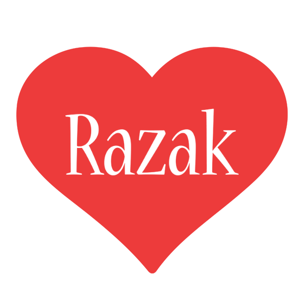 Razak love logo