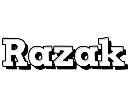Razak snowing logo
