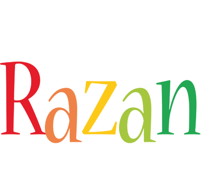 Razan birthday logo
