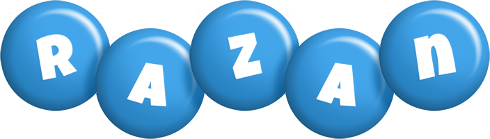 Razan candy-blue logo