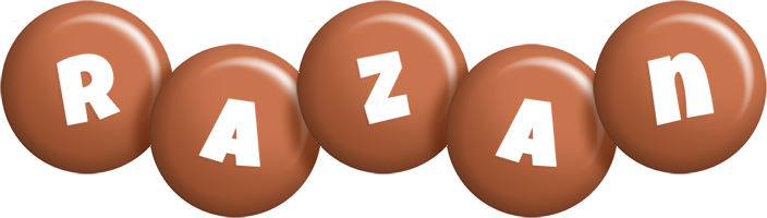 Razan candy-brown logo