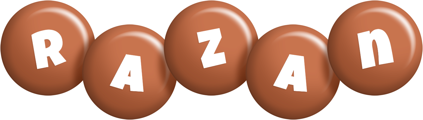 Razan candy-brown logo