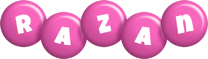 Razan candy-pink logo