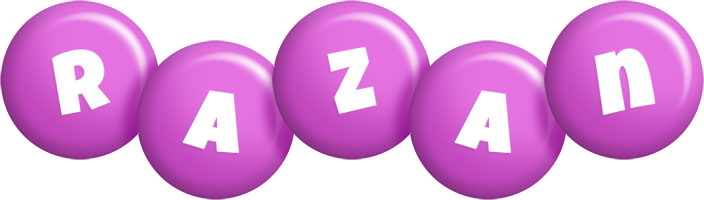 Razan candy-purple logo