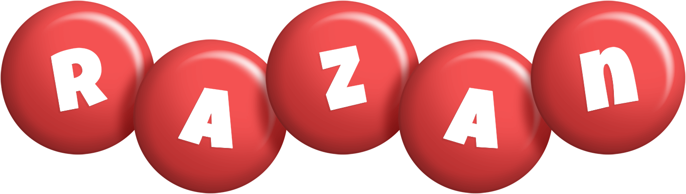 Razan candy-red logo