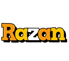 Razan cartoon logo