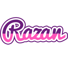 Razan cheerful logo