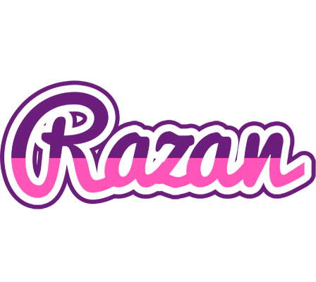 Razan cheerful logo