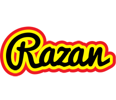 Razan flaming logo