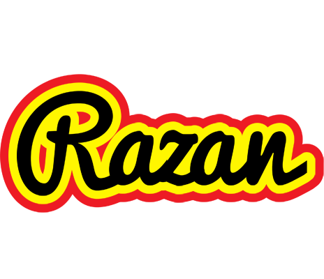 Razan flaming logo