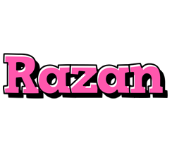 Razan girlish logo