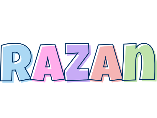 Razan pastel logo