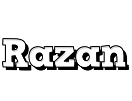 Razan snowing logo