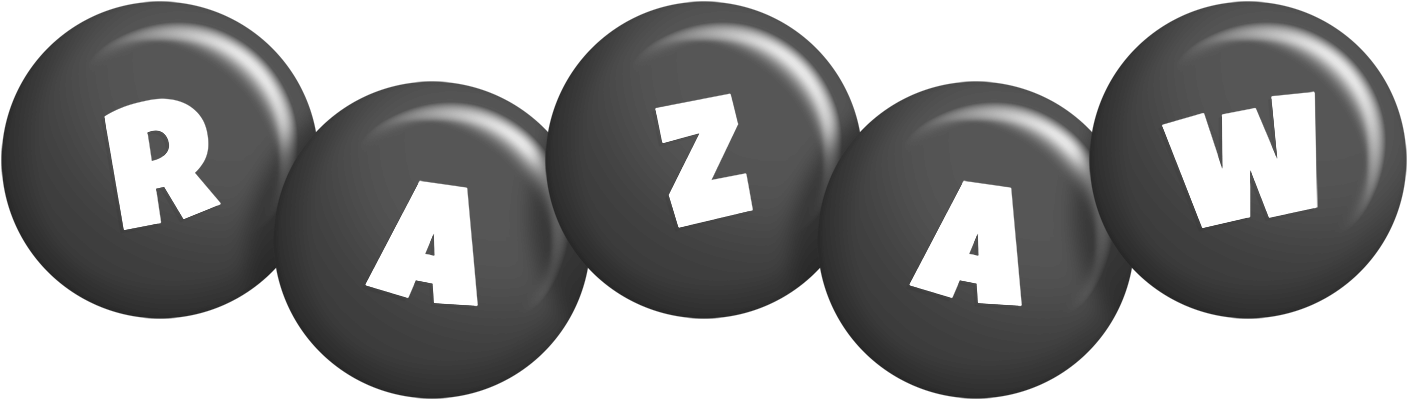 Razaw candy-black logo