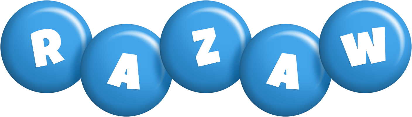 Razaw candy-blue logo