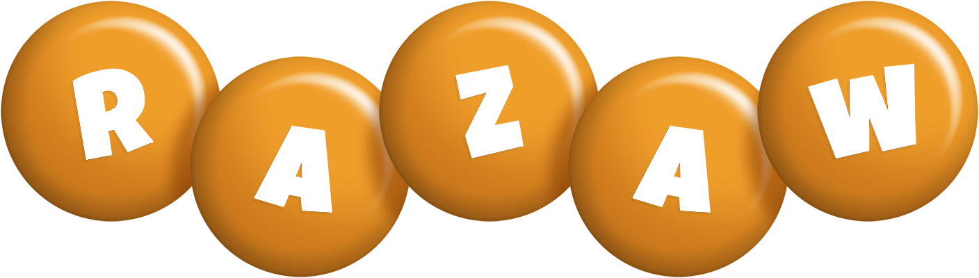Razaw candy-orange logo