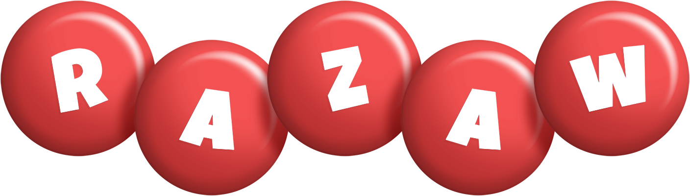 Razaw candy-red logo