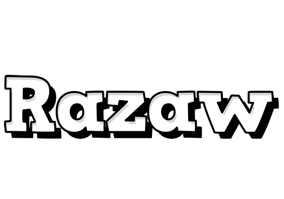 Razaw snowing logo