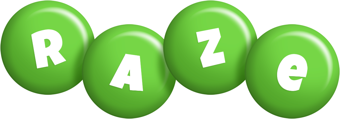 Raze candy-green logo