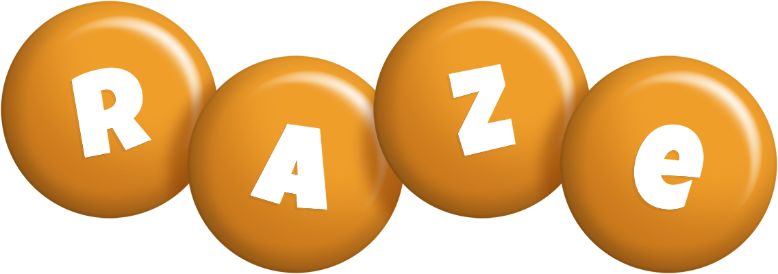 Raze candy-orange logo
