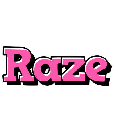 Raze girlish logo