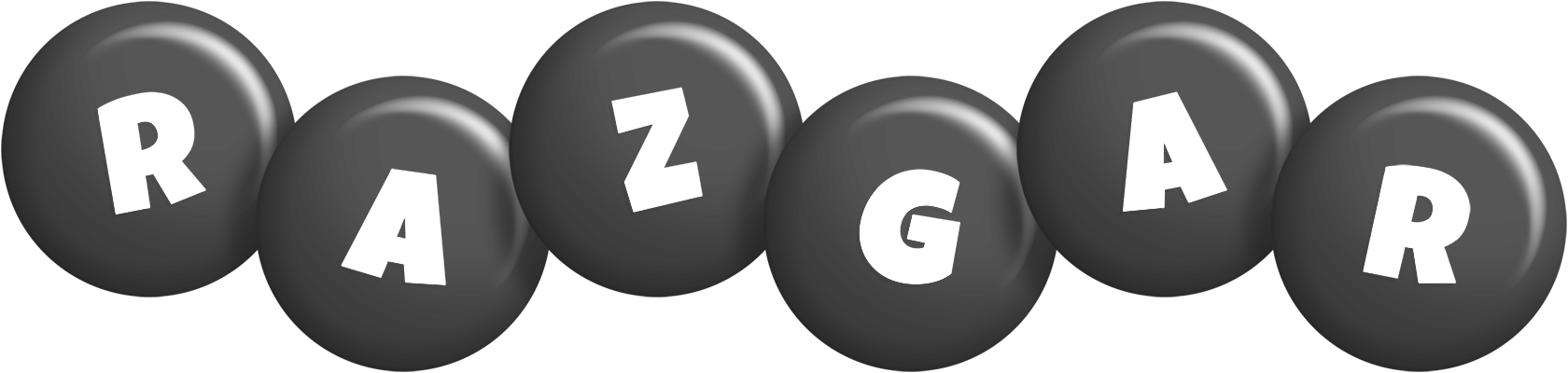 Razgar candy-black logo