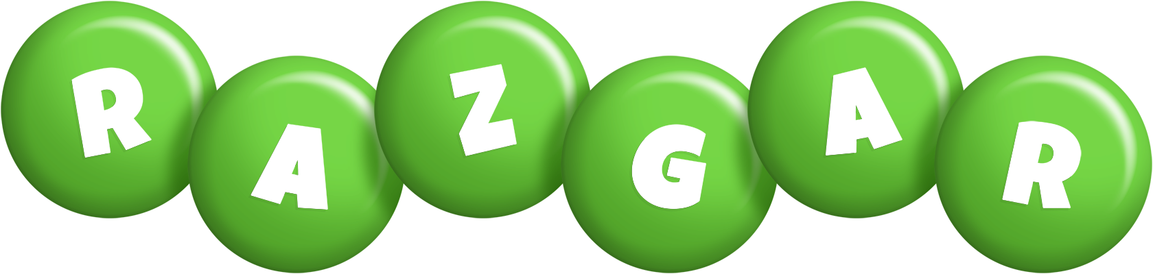 Razgar candy-green logo