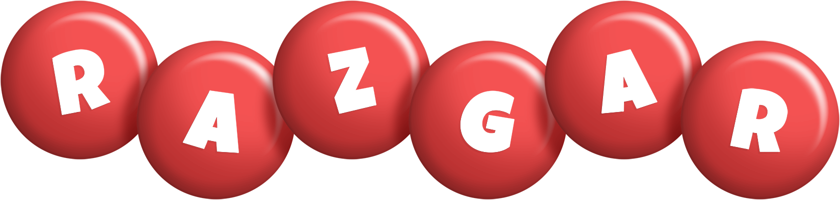Razgar candy-red logo