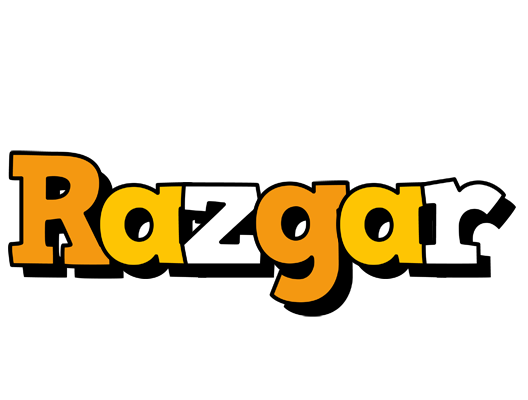 Razgar cartoon logo