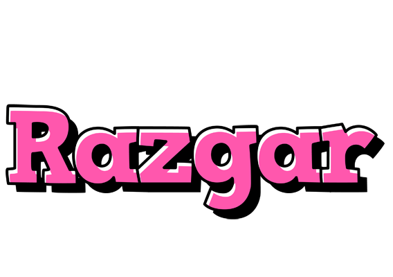 Razgar girlish logo