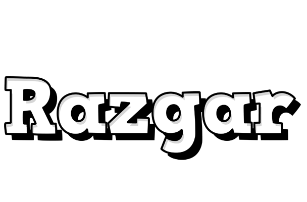 Razgar snowing logo