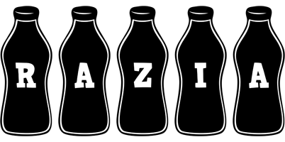 Razia bottle logo