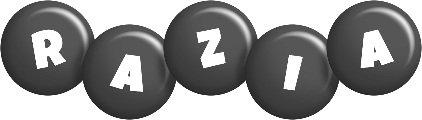 Razia candy-black logo