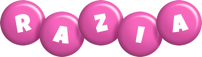 Razia candy-pink logo