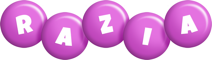 Razia candy-purple logo