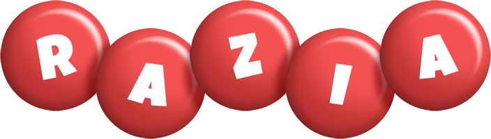 Razia candy-red logo