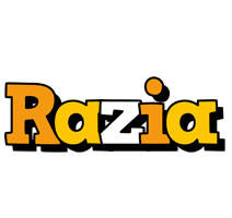 Razia cartoon logo