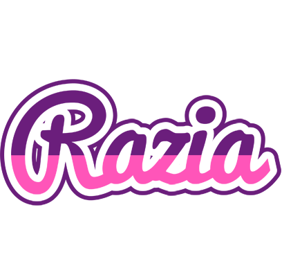Razia cheerful logo