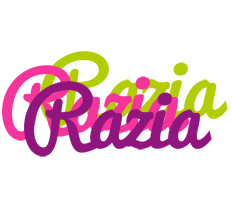 Razia flowers logo