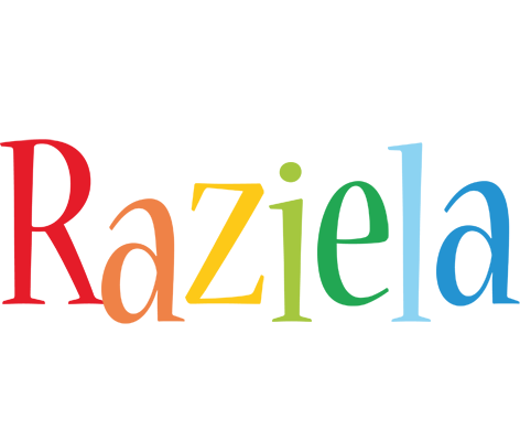 Raziela birthday logo